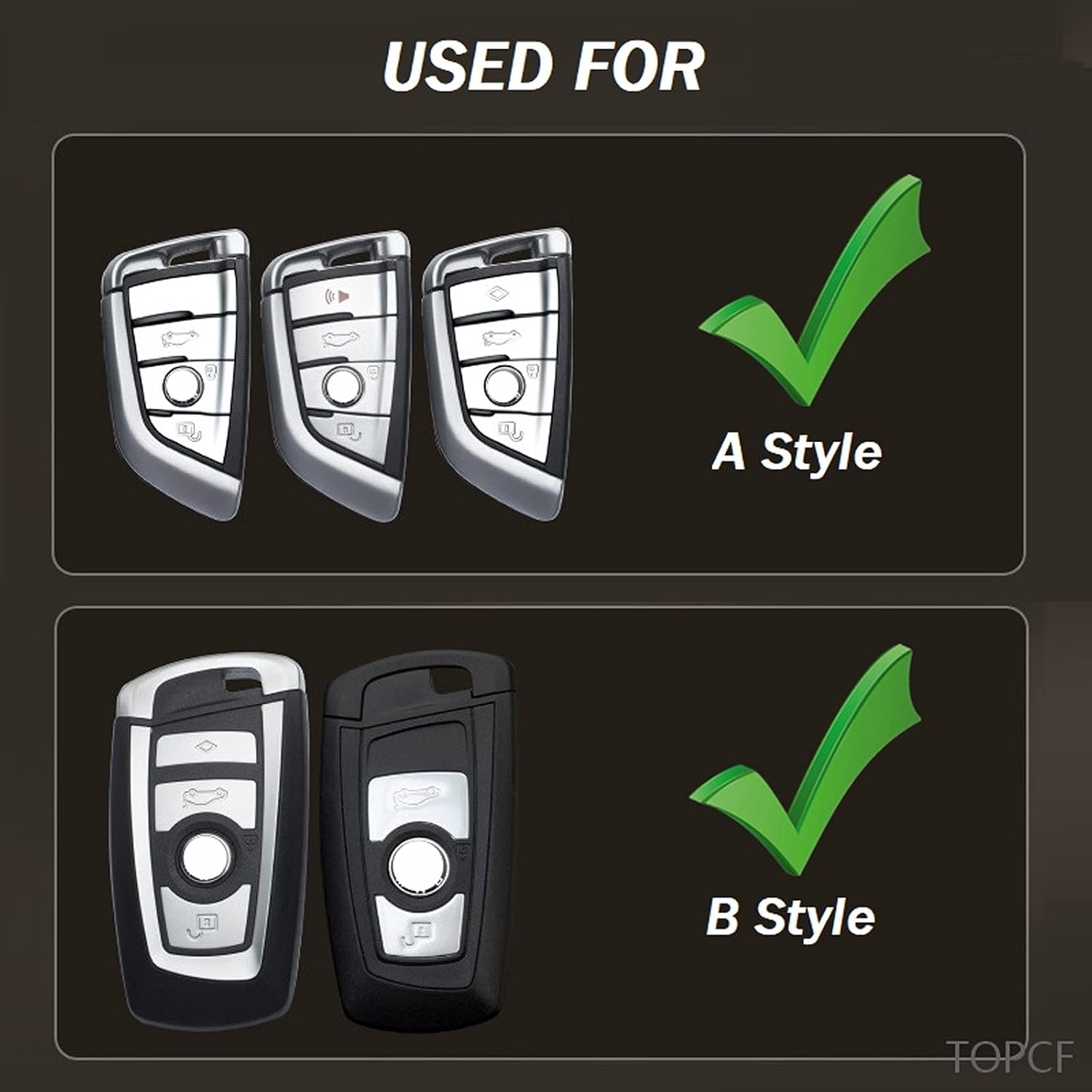 Phmnkl Alloy Car Key Case Rings Cover Holder for BMW 1 3 5 7 Series 530 F48 X1 X2 X3 X4 X5 X6 Classic Engine Head Concept (A Style Carbon Fiber) Phmnkl Alloy Car Key Case Rings Cover Holder for BMW 1 3 5 7 Series 530 F48 X1 X2 X3 X4 X5 X6 Classic Engine Head Concept (A Style Carbon Fiber)