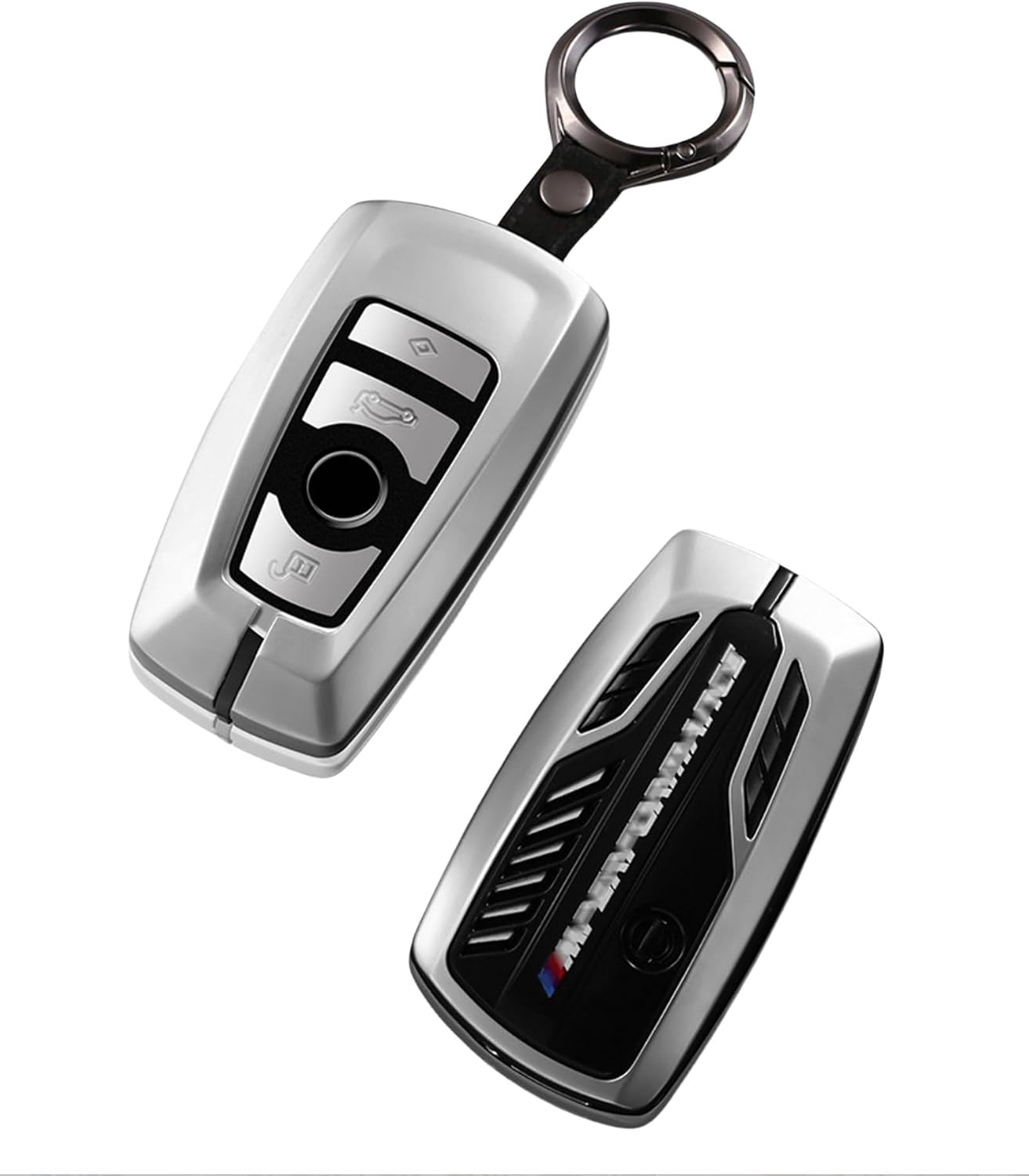 Phmnkl Alloy Car Key Case Rings Cover Holder for BMW 1 3 5 7 Series 530 F48 X1 X2 X3 X4 X5 X6 Classic Engine Head Concept (A Style Carbon Fiber) Phmnkl Alloy Car Key Case Rings Cover Holder for BMW 1 3 5 7 Series 530 F48 X1 X2 X3 X4 X5 X6 Classic Engine Head Concept (A Style Carbon Fiber)