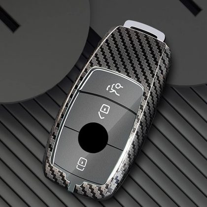 Phmnkl Car Key Fob Cover - Durable Silicone Remote Key Case Compatible with Mercedes Benz A-Class/C-Class/S-Class/E-Class/G-Class Smart Keys (B Style)