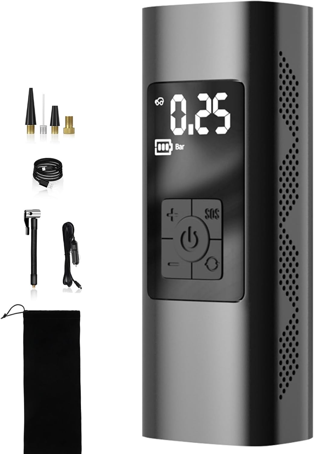 Phmnkl Tire Inflator Portable Air Compressor - 6000mAh Portable Electric Air Pump, 160PSI 2X Faster Air inflator, with LED Light Pressure Detection & USB Port, for Car Bikes Mot... Phmnkl Tire Inflator Portable Air Compressor - 6000mAh Portable Electric Air Pump, 160PSI 2X Faster Air inflator, with LED Light Pressure Detection & USB Port, for Car Bikes Mot...