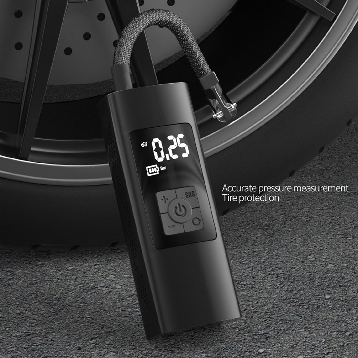 Phmnkl Tire Inflator Portable Air Compressor - 6000mAh Portable Electric Air Pump, 160PSI 2X Faster Air inflator, with LED Light Pressure Detection & USB Port, for Car Bikes Mot... Phmnkl Tire Inflator Portable Air Compressor - 6000mAh Portable Electric Air Pump, 160PSI 2X Faster Air inflator, with LED Light Pressure Detection & USB Port, for Car Bikes Mot...